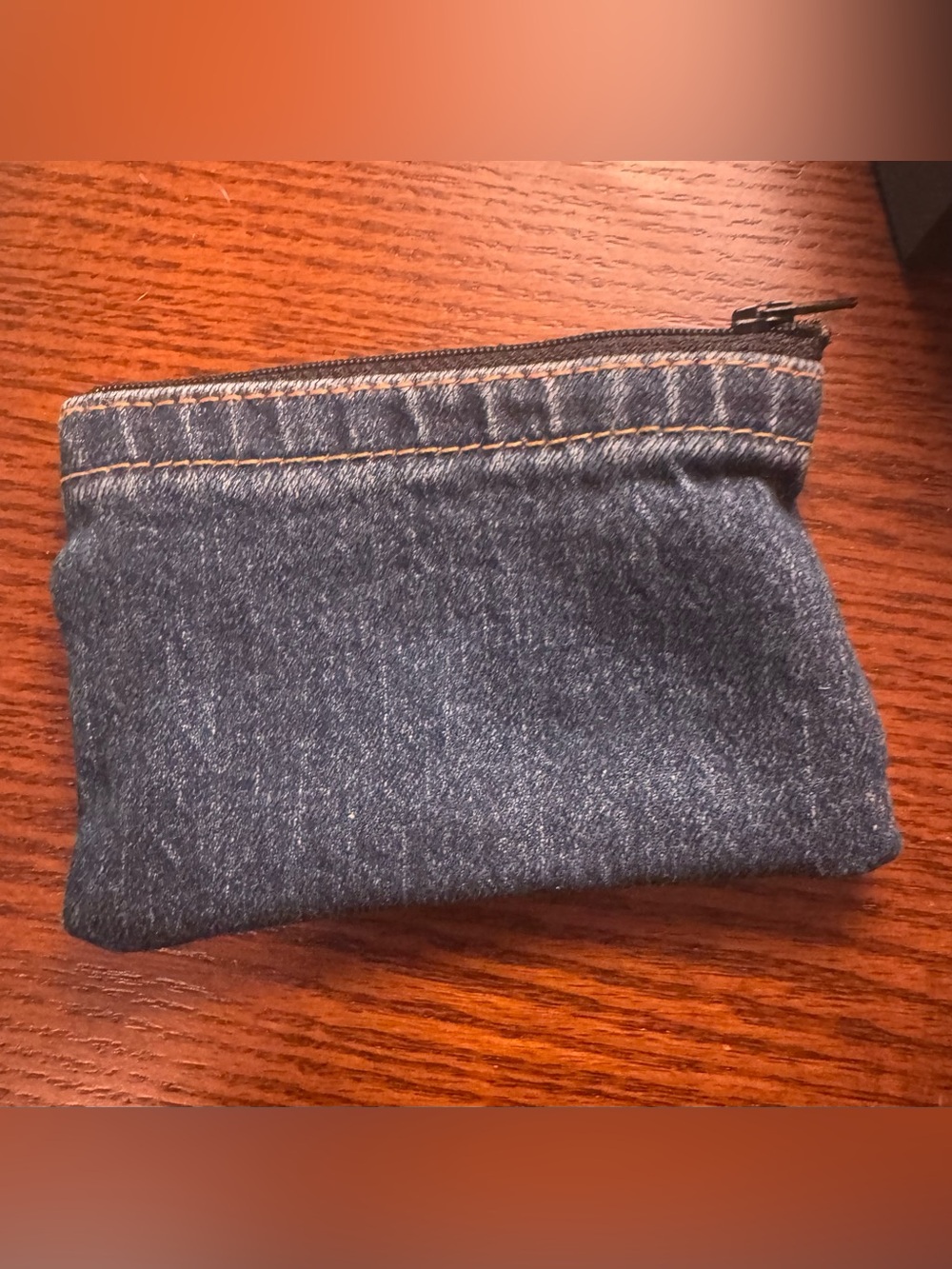 HM-Blue Denim coin purse